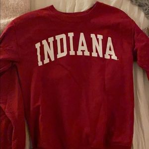 indiana crew neck sweatshirt